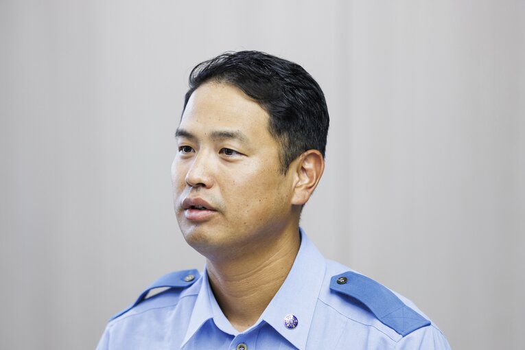 元プロ野球選手の警察官・大田阿斗里（2024年撮影）©Atsushi Hashimoto