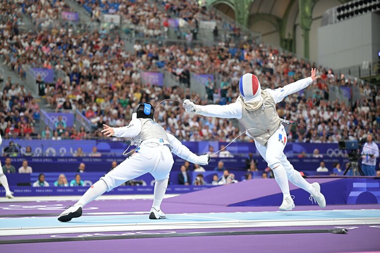 個人戦でもベスト4に進出した飯村一輝　©Takuya Kaneko/JMPA