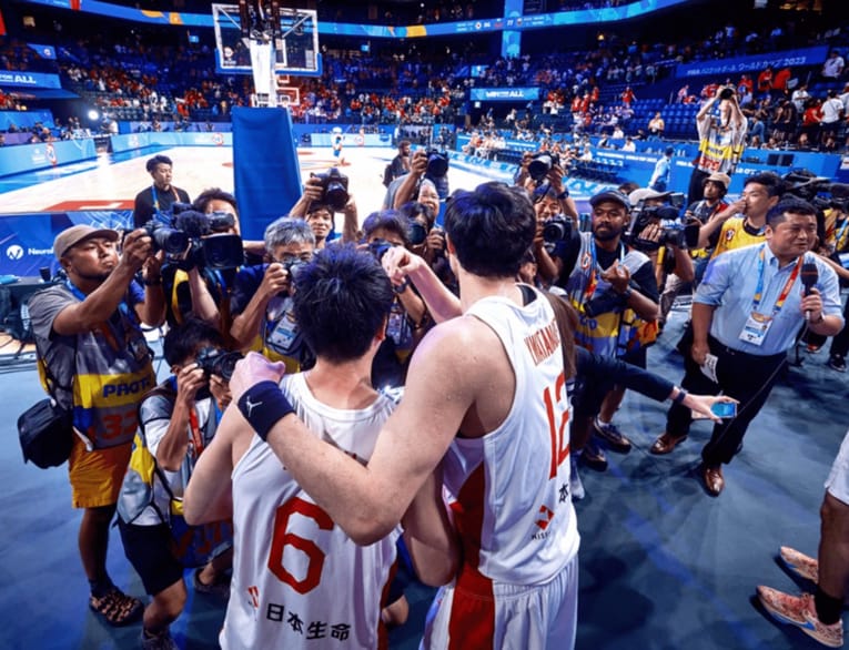 W杯ベネズエラ戦の渡邊雄太　©FIBA