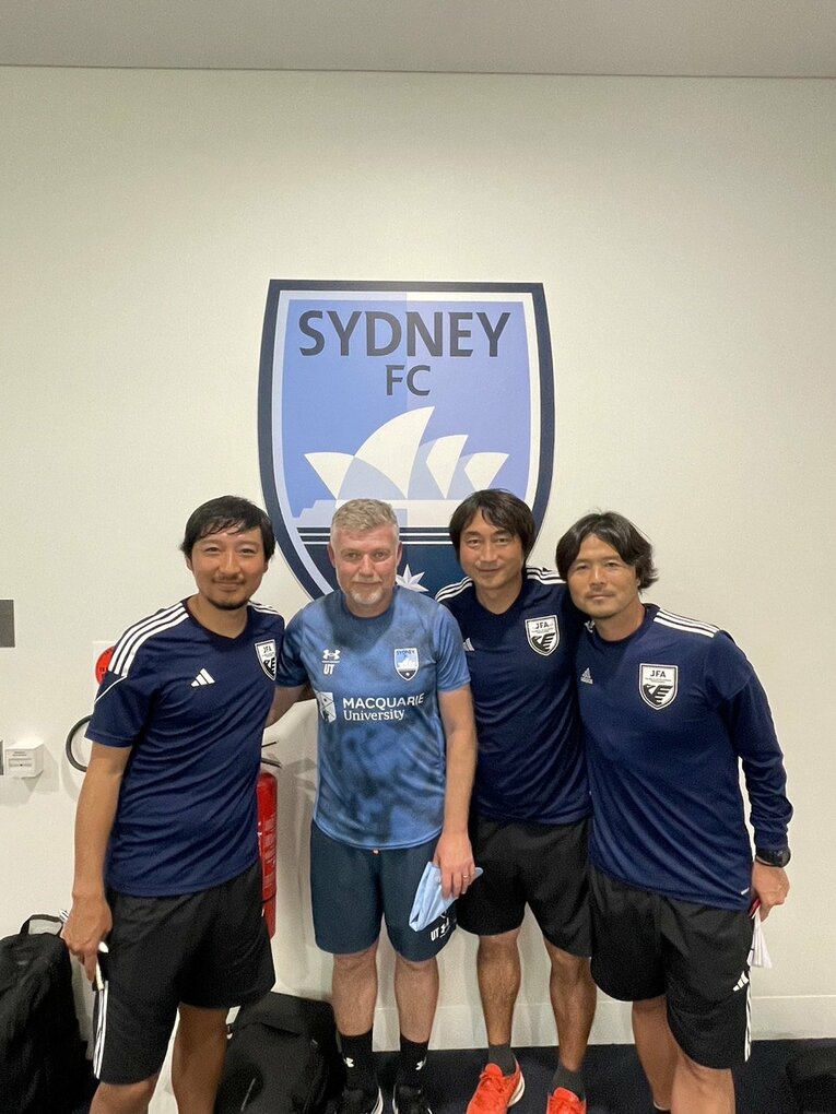 シドニーFCでの研修の様子（本人提供）