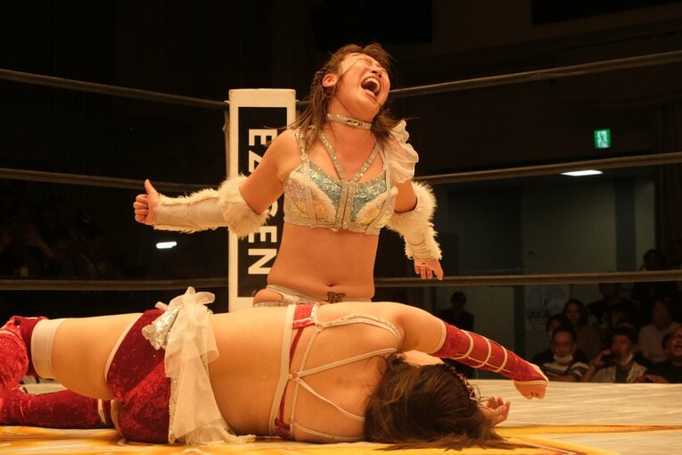 マリーゴールドの女子プロレスラー・桜井麻衣　©Norihiro Hashimoto