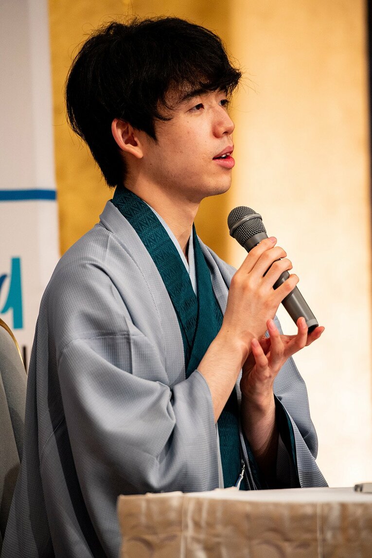 2022年の藤井聡太（19～20歳時） ／ photograph by Nanae Suzuki