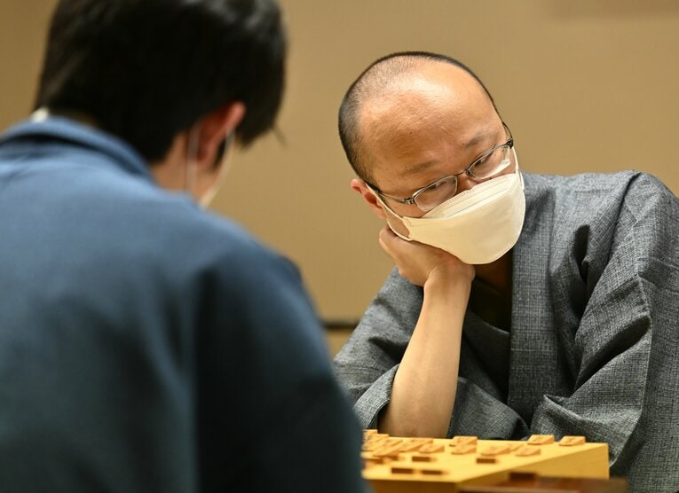 棋王戦第3局後（代表撮影） ©JIJI PRESS