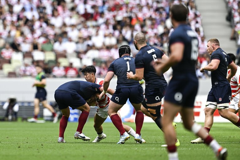 第二次エディー・ジョーンズHC体制の初陣となったイングランド戦　©Asami Enomoto