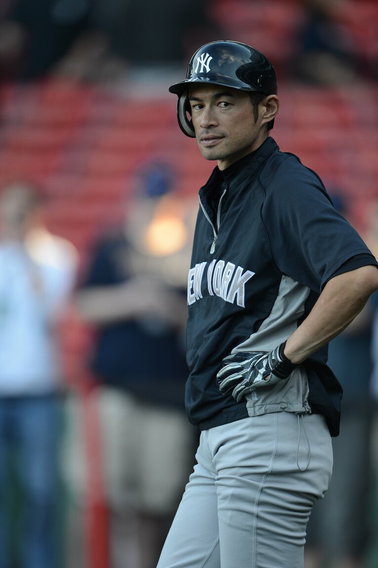 ヤンキース時代のイチロー　©BUNGEISHUNJU