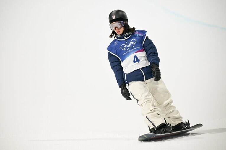 ミラノ五輪男子ハープパイプ決勝【スワイプするとそのほかの写真もご覧になれます】　©Nanae Suzuki／JMPA