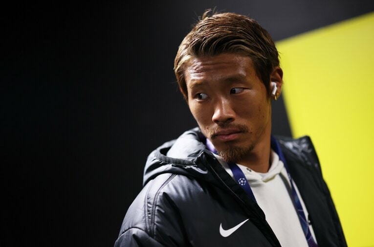 日本代表3月シリーズで選外となった守田英正。ポルトガル人記者が記すスポルティングでの今季リアル評とは ／ photograph by Carl Recine-UEFA/Getty Images