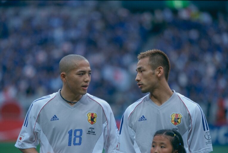 小野伸二と中田英寿　©Naoya Sanuki