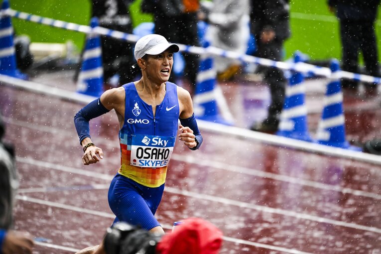 大迫は早稲田大学に在学中、駅伝でも活躍。東京五輪では6位に入賞した　©Asami Enomoto