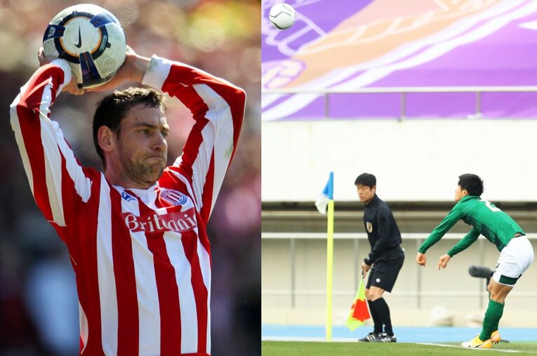 そのチームにおける得点の可能性が高まるのならば……高校サッカーもデラップも、ロングスローが有効な戦術だといえるのだろう ／ photograph by Getty Images,Naoki Morita/AFLO SPORT