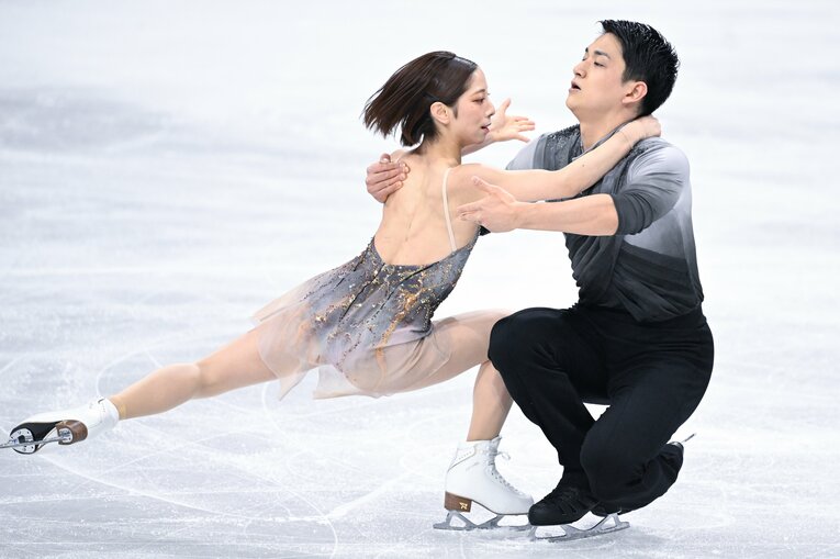 団体戦フリーで世界歴代3位の155.55点をマークしたりくりゅうペアの圧巻の演技　©Asami Enomoto／JMPA