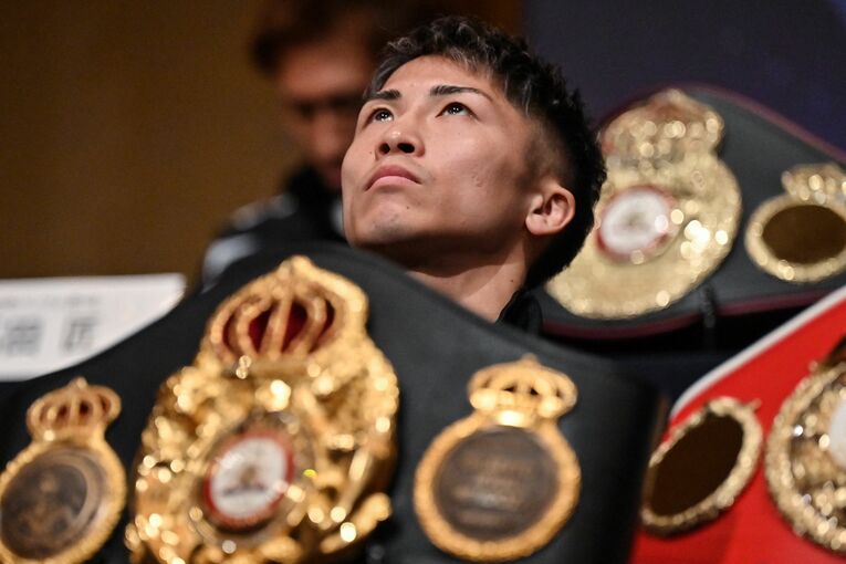 会見での井上尚弥。何を思い、リングに上がるのか　©︎AFP/AFLO