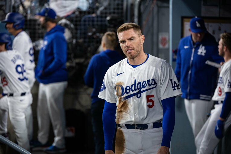 実はフリーマンも3月に風呂場で負傷したことが　©Nanae Suzuki