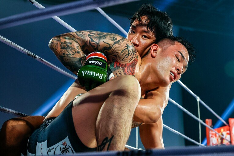 『RIZIN LANDMARK vol.1』朝倉未来vs.萩原京平　©RIZIN FF Susumu Nagao