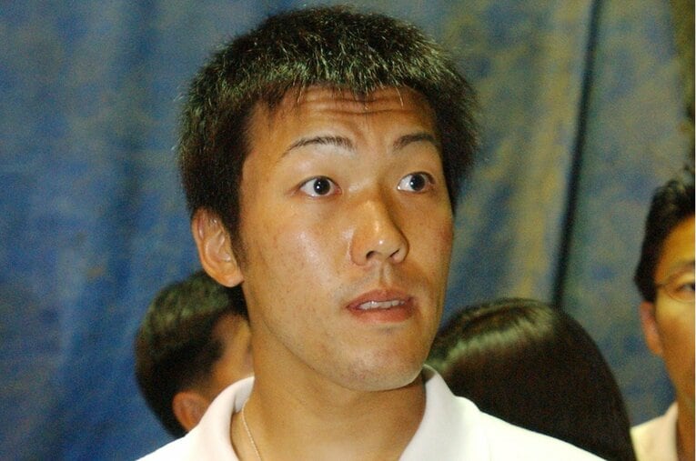 元日ハム投手の多田野数人氏。大学卒業後のプロ入りが確実視されていたが、学生時代の過ちが影響し、まさかの指名漏れに。波乱に満ちた野球人生を歩んだ ／ photograph by JIJI PRESS
