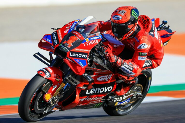 2023年はドゥカティのエース、バニャイアが2年連続でタイトルを獲得。ランキング上位3名ともドゥカティのライダーだった ／ photograph by Satoshi Endo