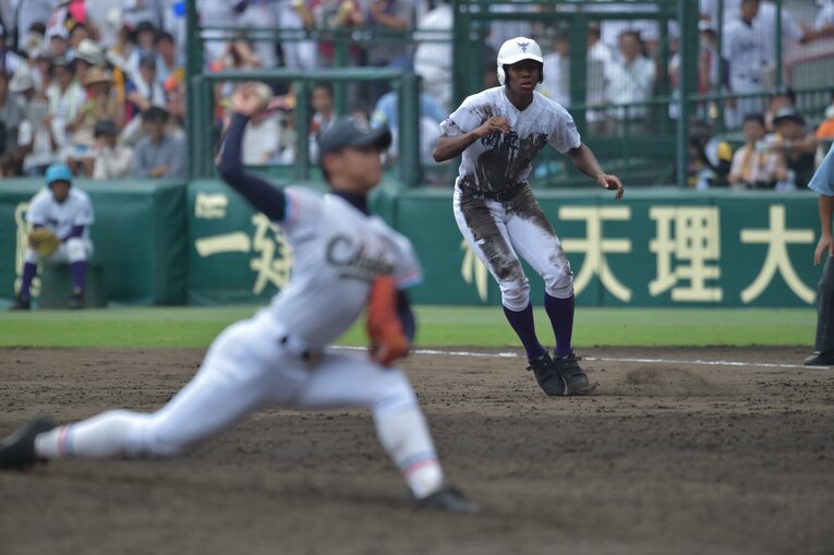 抜群の身体能力で甲子園を沸かせた関東第一高校・オコエ瑠偉（当時3年）　©︎Hideki Sugiyama