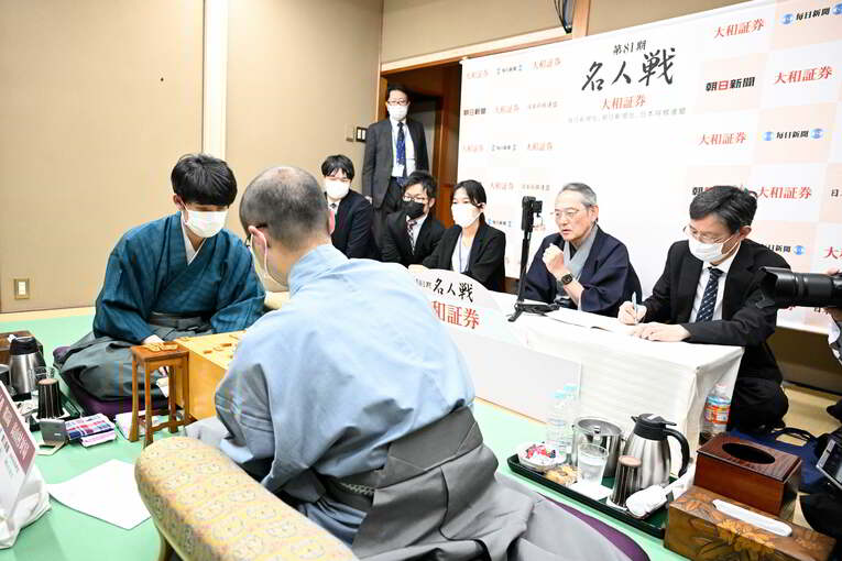 名人戦第5局　©Keiji Ishikawa