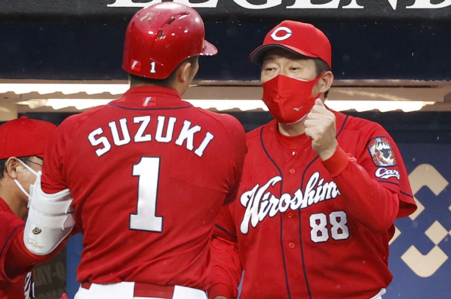 鈴木誠也の不在、先発4人目…不安要素だらけの佐々岡カープ、Aクラス浮上への4つの課題とは《最重要は中継ぎ》<Number Web> photograph by KYODO