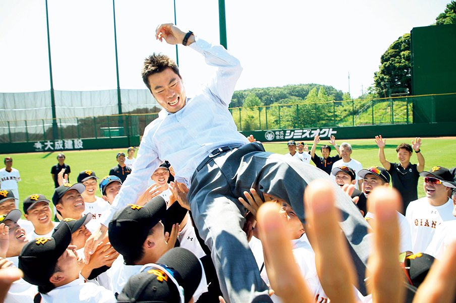 <現役最終戦に秘めた思い(21)>上原浩治「原監督から直接聞きたかった言葉」<Number Web> photograph by AFLO