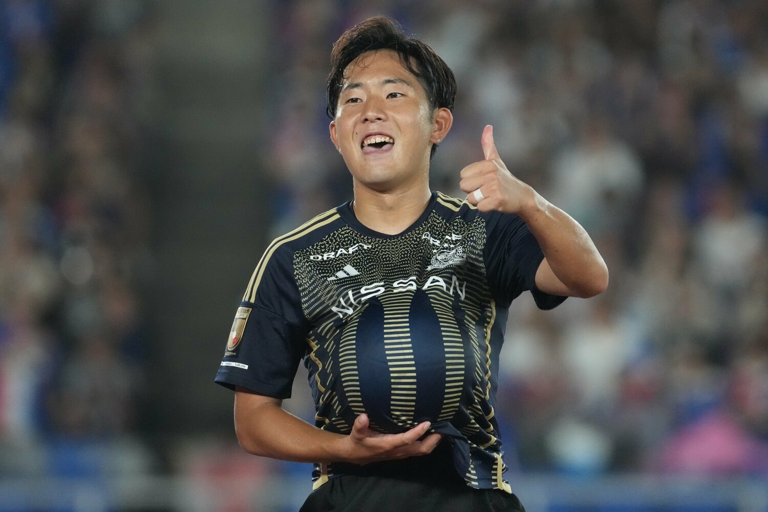 FC東京戦で劇的な決勝弾を決めた渡辺皓太のゴールパフォーマンス