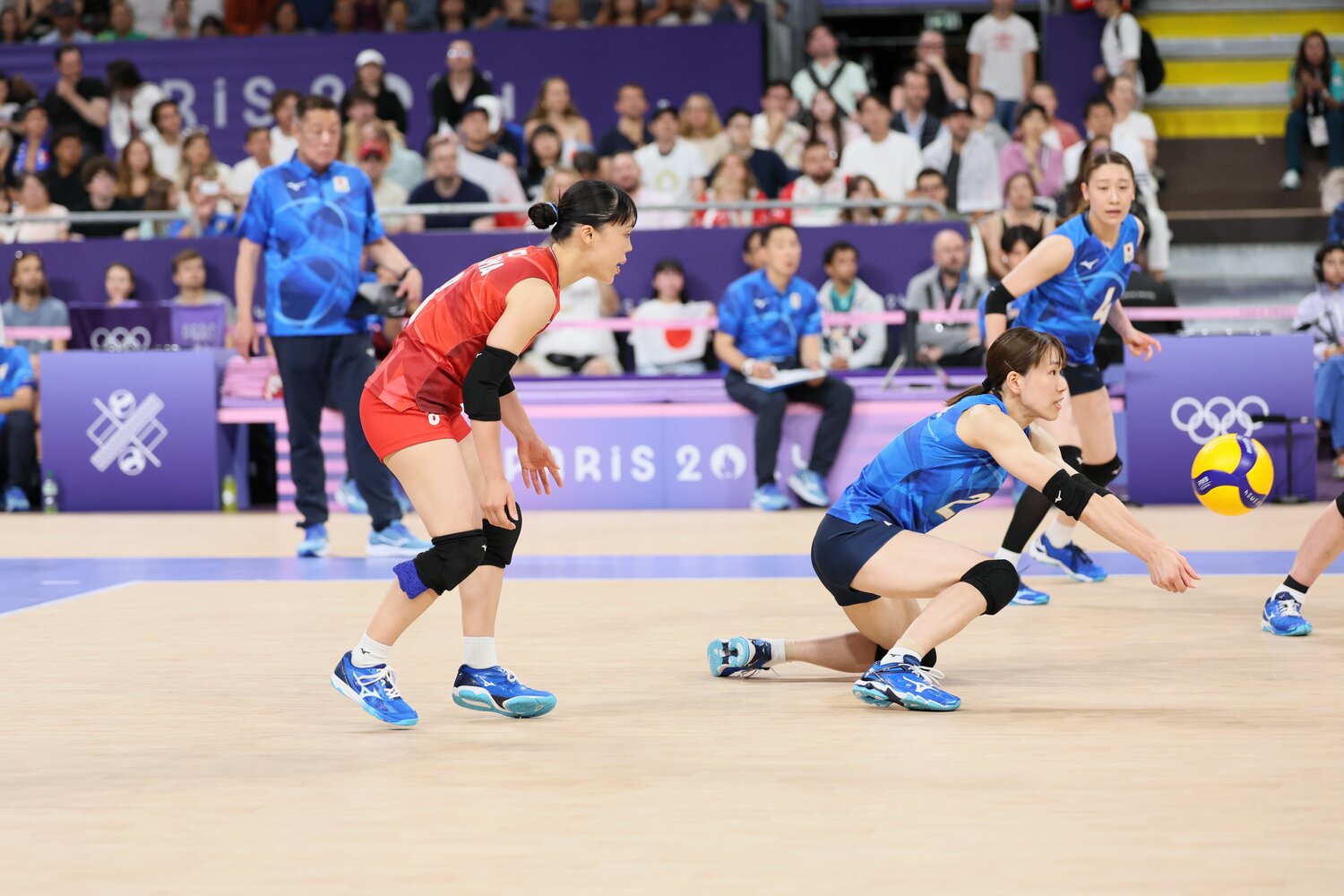 パリ五輪ポーランド戦の林琴奈　©︎Kaoru Watanabe/JMPA