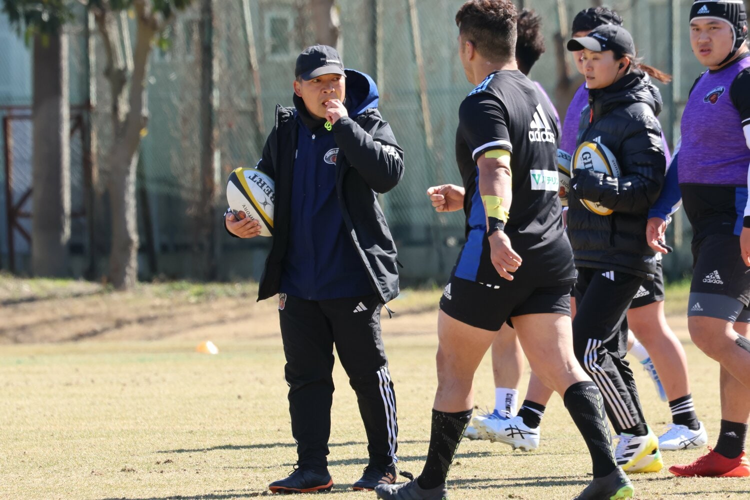 今季からサンゴリアスを率いる田中澄憲監督　©︎Nobuhiko Otomo