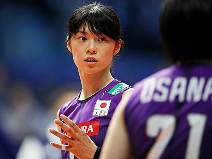 バレー女子のセッター争いに進展？W杯に選ばれた宮下遥、佐藤美弥。＜Number Web＞ photograph by AFLO