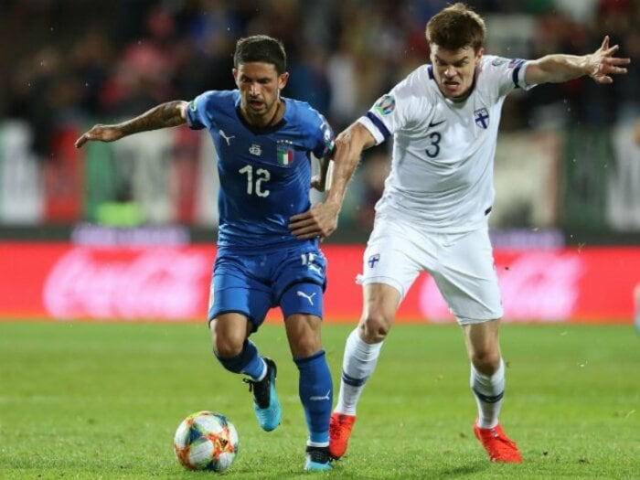 マンチーニの積極的な若手起用が吉。変貌したイタリアは美しくて、強い。＜Number Web＞ photograph by Uniphoto Press