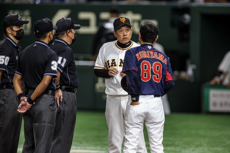 強化試合で対戦した巨人・原監督からもエール　©︎Kiichi Matsumoto