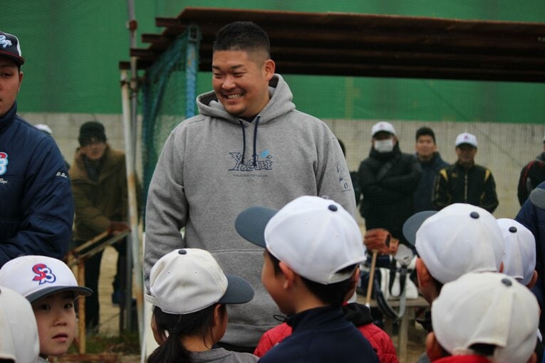堺ビッグボーイズでの筒香。阪長氏と親交がある　©Kou Hiroo