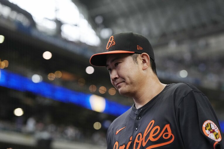 夢に見た舞台で安定したピッチングを続けている菅野　©Getty Images