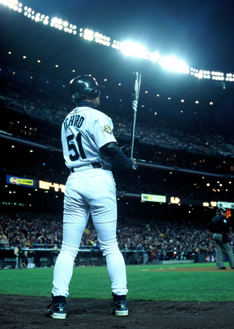 マリナーズ時代のイチロー（2001年）©︎Naoya Sanuki