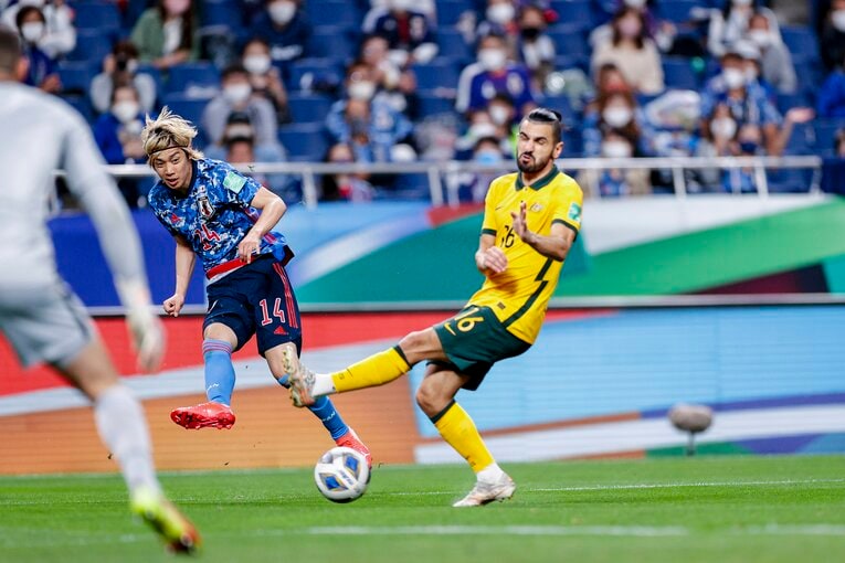 10月12日のオーストラリア戦（2－1で勝利）