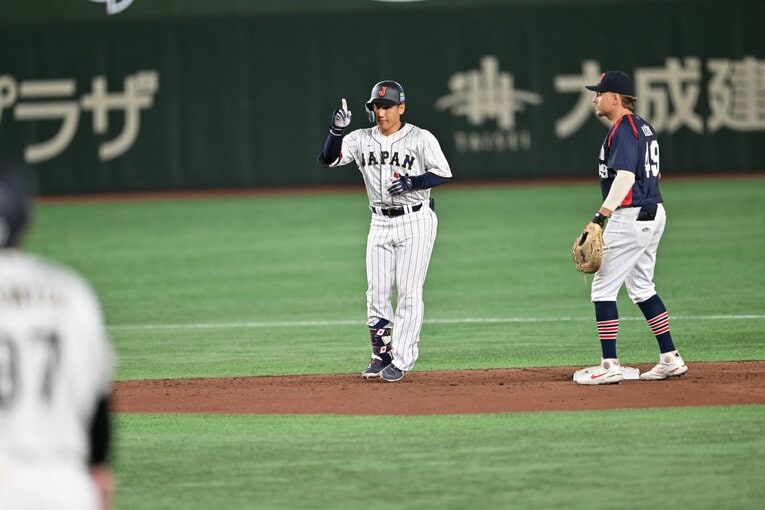 1次ラウンドから存在感を発揮した吉田正尚　©︎Naoya Sanuki
