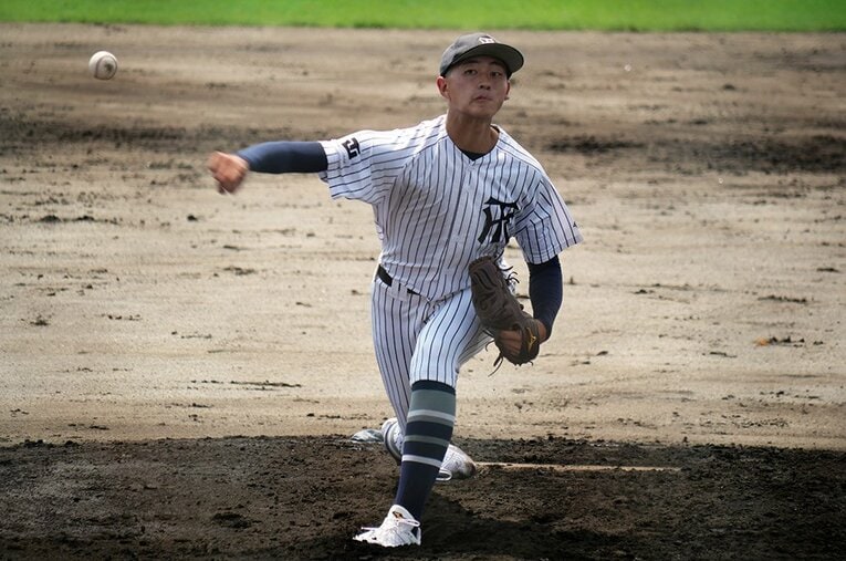 常葉大菊川の安西叶翔投手　©PPAB-lab.