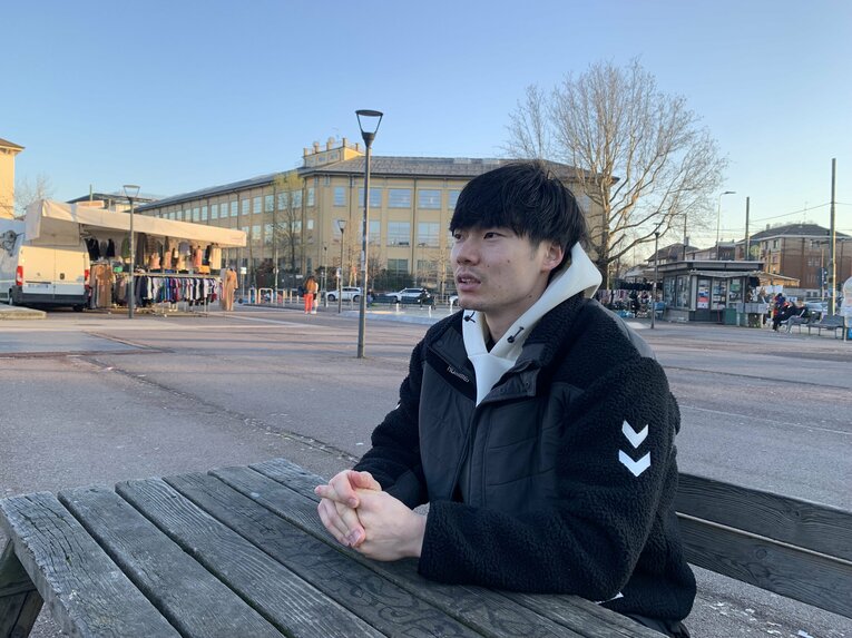 今年3月、イタリア・ミラノでインタビューに答えてくれた　©︎Noriko Yonemushi