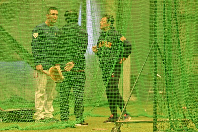 ヌートバーと談笑　©Naoya Sanuki