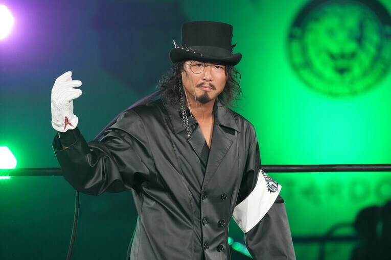 6月15日の『ALL TOGETHER』で内藤哲也と対戦するジェイク・リー　©Essei Hara