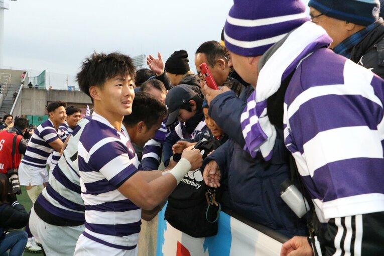 明大時代は主将も務め、2018年に大学日本一も経験　©Nobuhiko Otomo