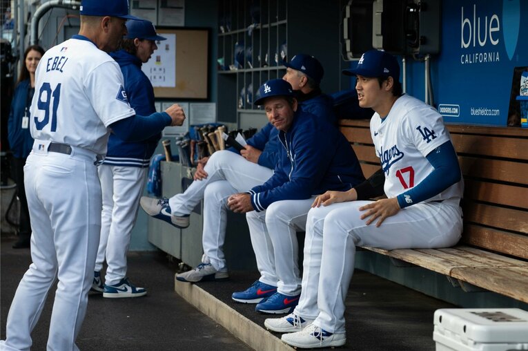 【翔平の英語でコミュニケーション】ドジャースタジアムでの表情　©Nanae Suzuki