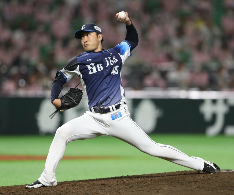 今井が慕う武隈の現役時代　©JIJI PRESS