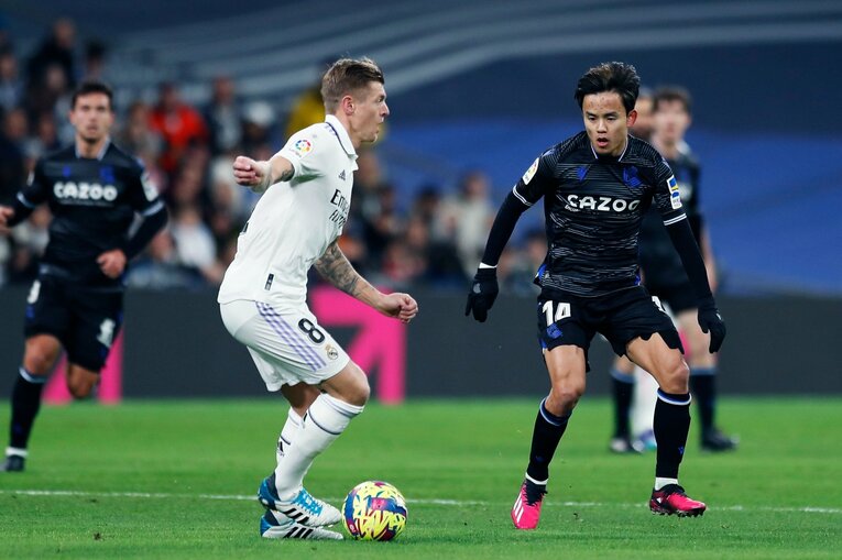 「クボのソックスに穴が！」バルサに続きマドリーも“久保建英が脅威”だった…現地撮影で感じた出色の貢献「クロースが苦虫を」(19)