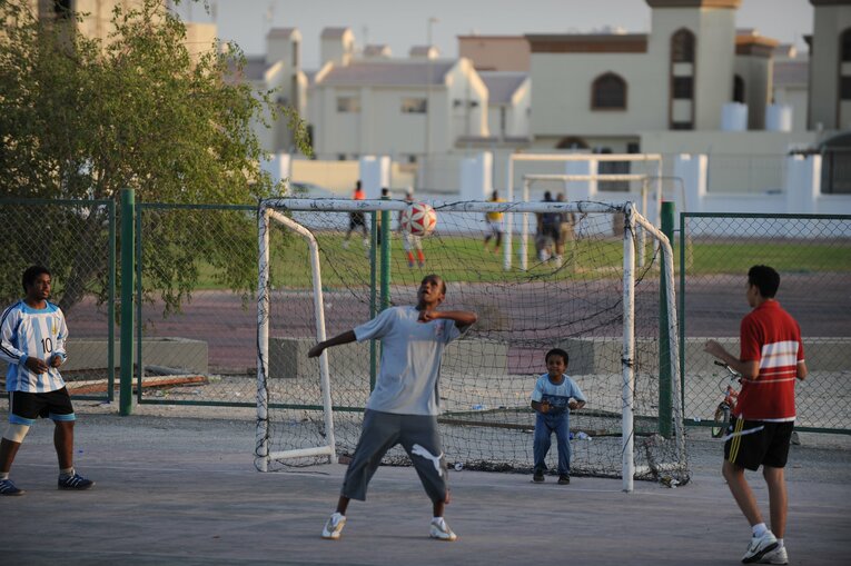カタールの街中（2009年）　©Naoya Sanuki
