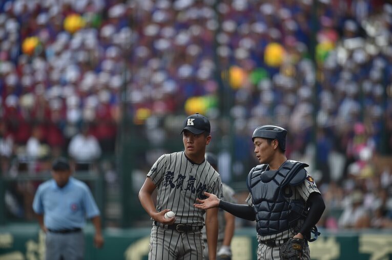 敦賀気比高時代にはエースとして全国制覇も達成した　©BUNGEISHUNJU