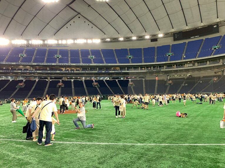 1日かけてプロ野球を遊び尽くし、東京ドームと選手の巨大さに驚く。(6)