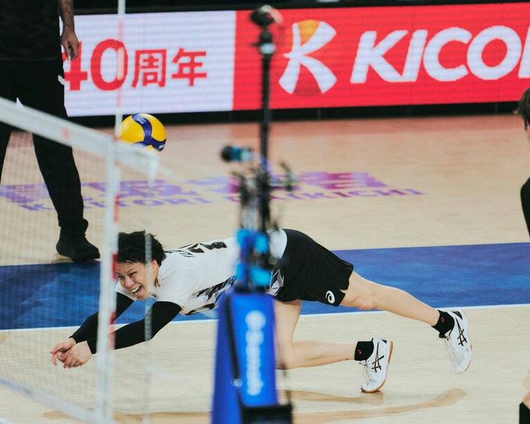 山本智大（VNLスロベニア戦）©︎Yuki Suenaga