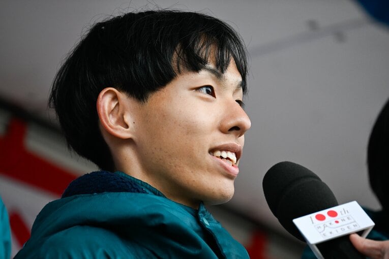 【黒田朝日レア写真】出走後もさわやか（2年時。写真は続きます）　©Nanae Suzuki