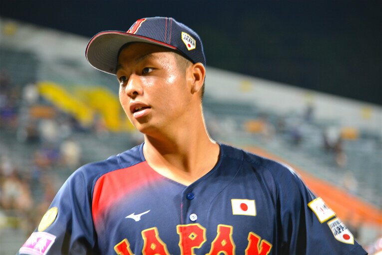 甲子園優勝投手として、高校日本代表でも2年生でエースを任された　©Takarin Matsunaga