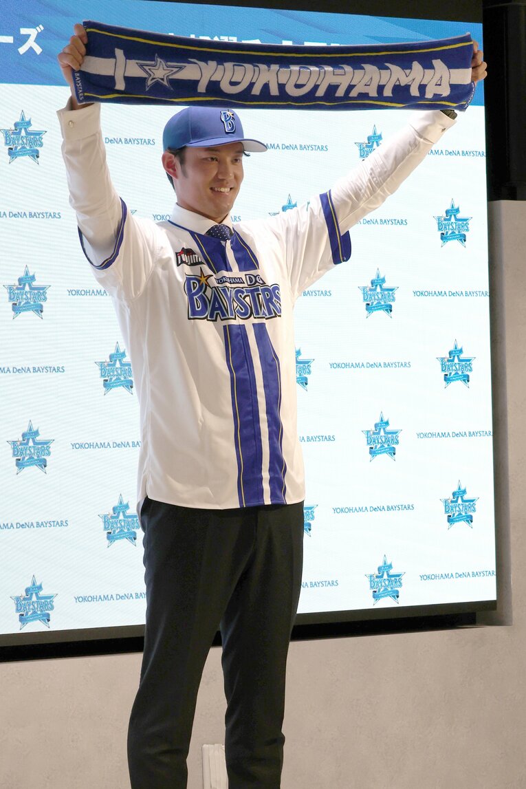 DeNAの熱意を見た藤浪の決断は早かったという　©NumberWeb